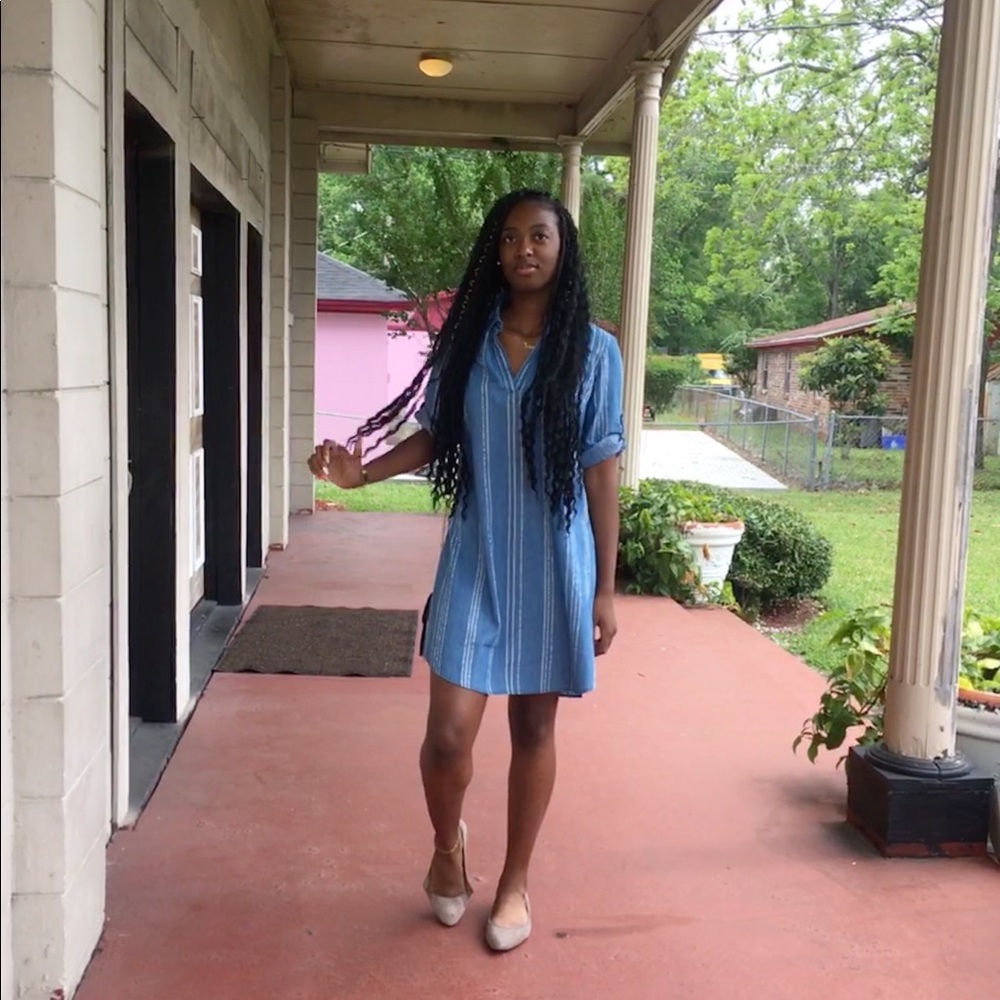 Denim dress